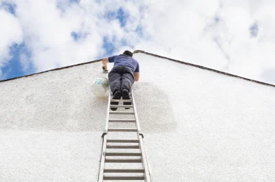 Peinture extérieure aux Cerqueux — façades et ravalement